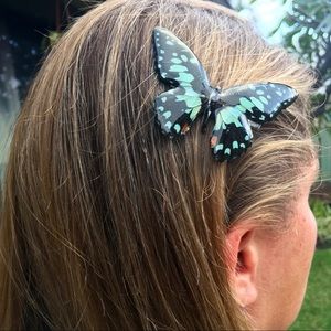 Real Butterfly Hair Clip